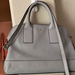 Kate spade light gray purse